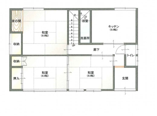 1階間取り図 