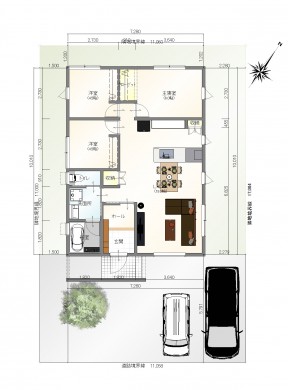 プラン例　配置図