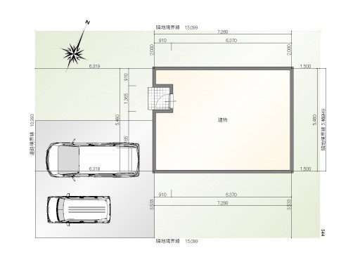 プラン例　配置図