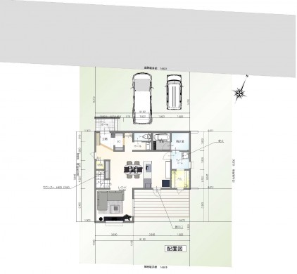 プラン例　配置図